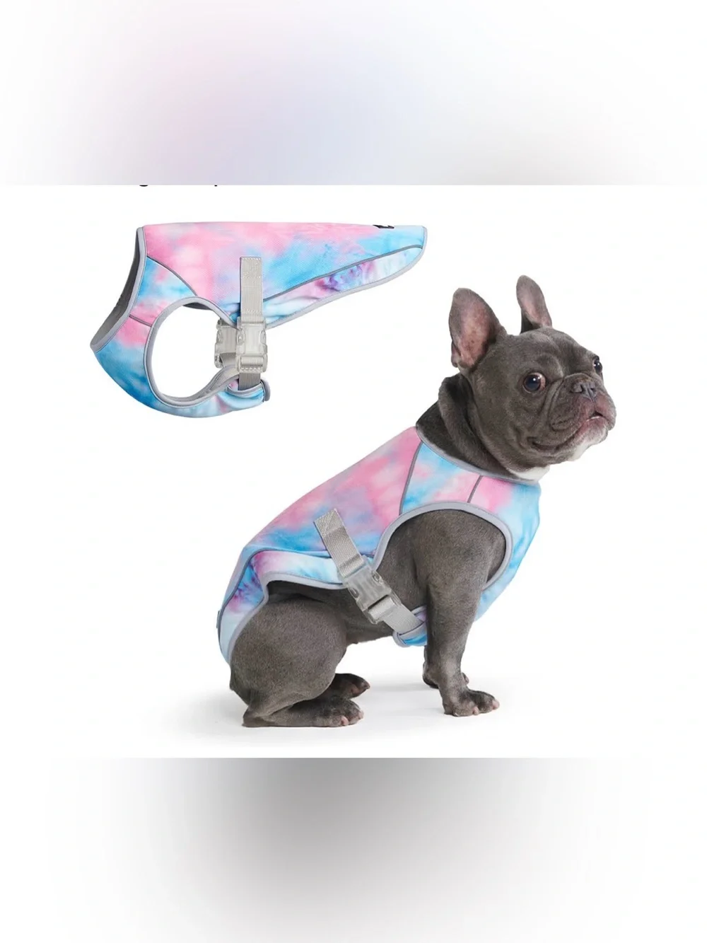 Spark Paws Dog Cooling Vest ,XLarge, Pastel,SPF 50 UV Sun Protection